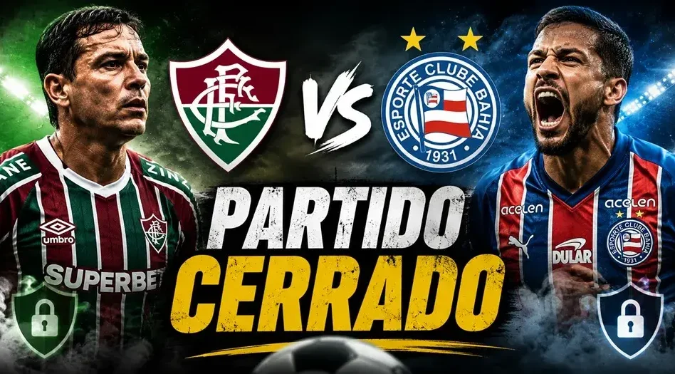 Pronóstico Fluminense vs Bahia – Menos 2,75 goles @1.75