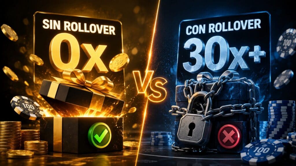 Bonos de casino sin rollover para elegir ofertas 0x y sin requisitos de apuesta