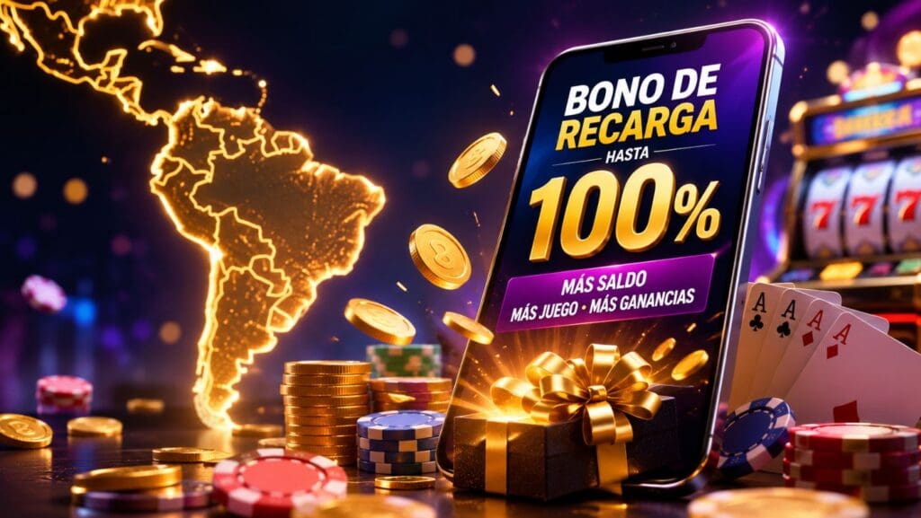Casinos con bono de recarga mejores ofertas en Latinoamérica 2026