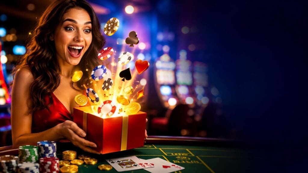 Casinos con bonos de bienvenida gratis diferentes tipos de bonos de casino, incluyendo bono sin depósito, bono del primer depósito, giros gratis, bono de recarga y bonos combinados