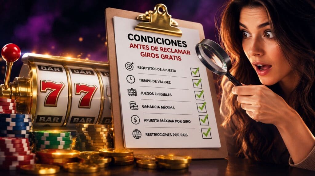 Casinos con giros gratis condiciones para reclamar bonos de free spins y jugar tragamonedas online de forma segura