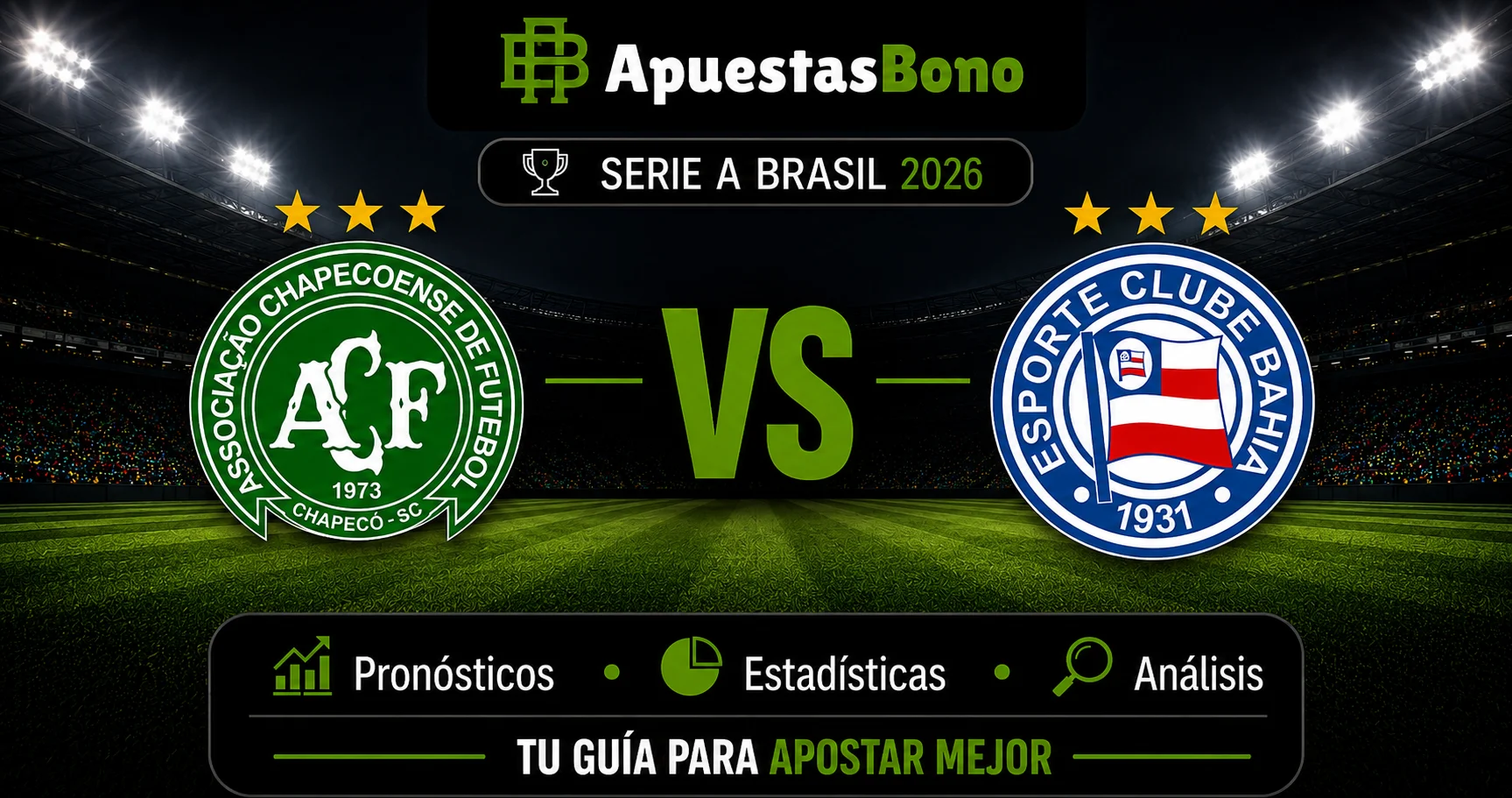 Predicción Chapecoense contra Bahia por la Liga Brasil
