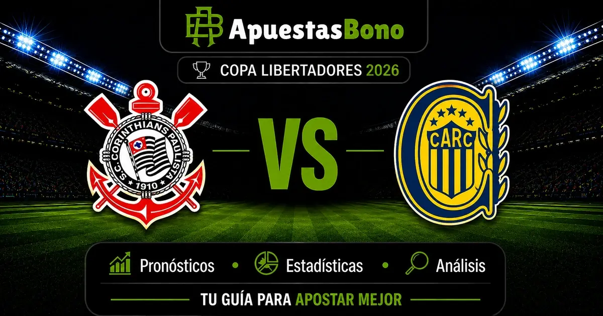 Predicción Corinthians contra Rosario Central por la Copa Libertadores 2026. 