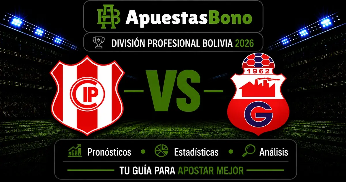 Predicción Independiente Petrolero contra Guabirá por la Liga Profesional de Bolivia 2026.