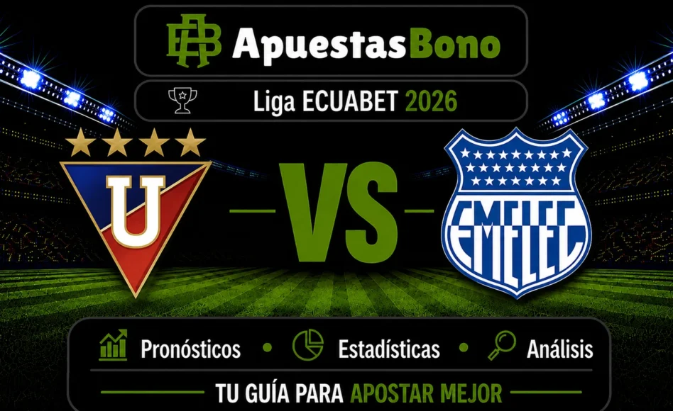 Predicción y análisis de LDU Quito contra Emelec –LigaPro Ecuador 2026– 23 de Agosto (19:00 hora local)