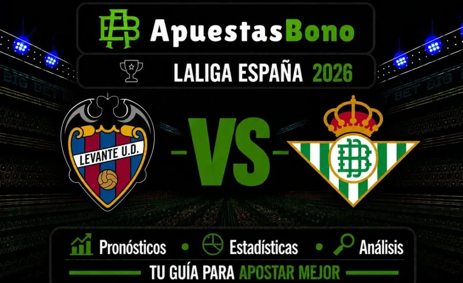 Predicción y análisis de Levante contra Betis -LaLiga- 29 de Agosto de 2026 (17:00 horas)