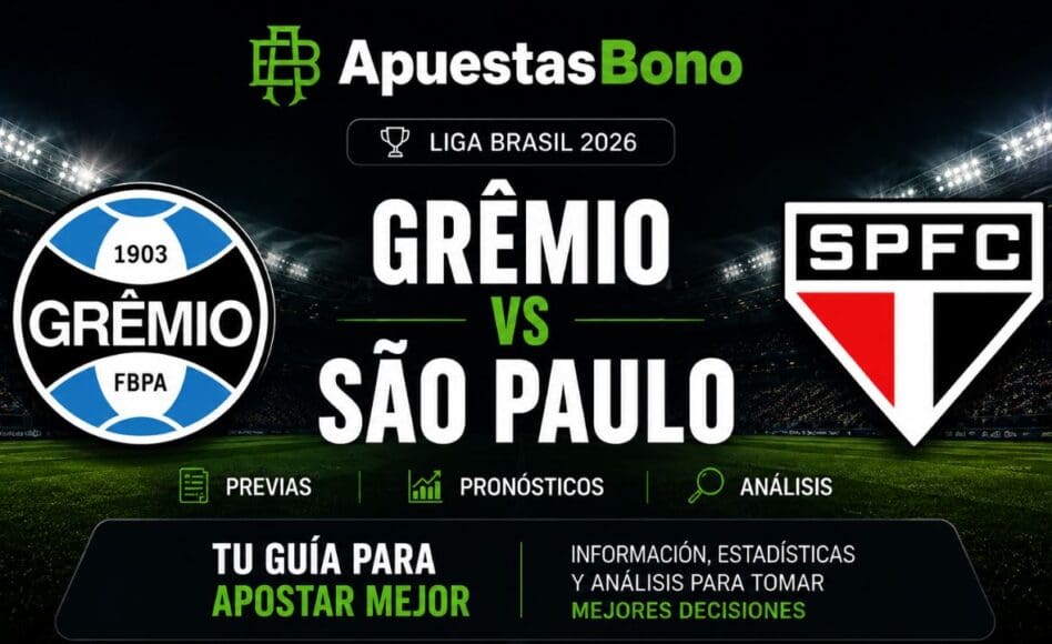 Predicción Grêmio contra São Paulo –Liga Brasil 2026– 8 de Agosto (16:00 hora local)