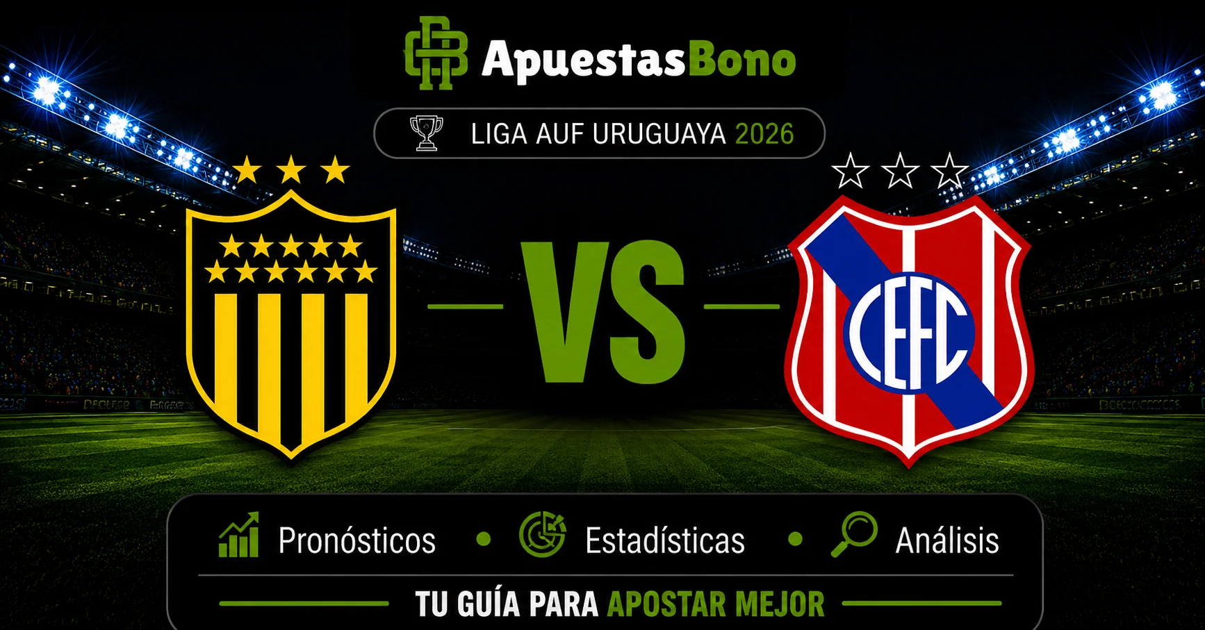 Predicción Peñarol contra Central Español por la Liga Uruguaya