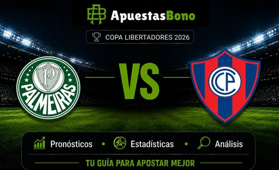 Predicción de Palmeiras contra Cerro Porteño –Copa Libertadores 2026– 12 de Agosto (19:00 hora local)