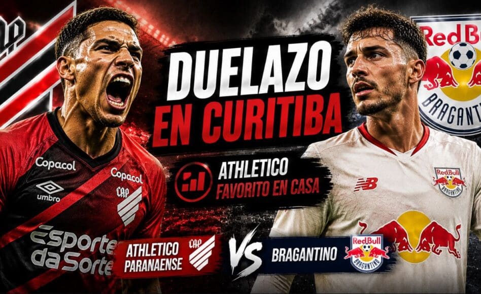Pronóstico Athletico Paranaense vs Bragantino – Athletico HA -0.25 @1,73