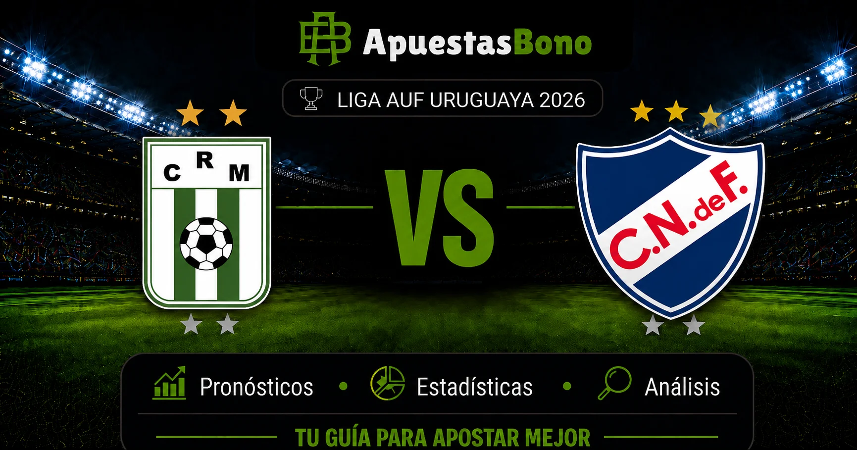 Predicción Racing contra Nacional por la Liga Uruguaya