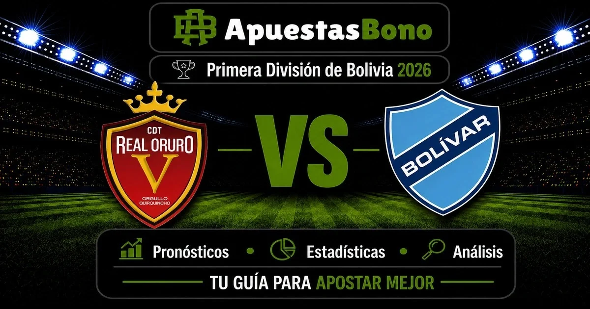 Predicción Real Oruro contra Bolívar por la Liga Profesional 2026