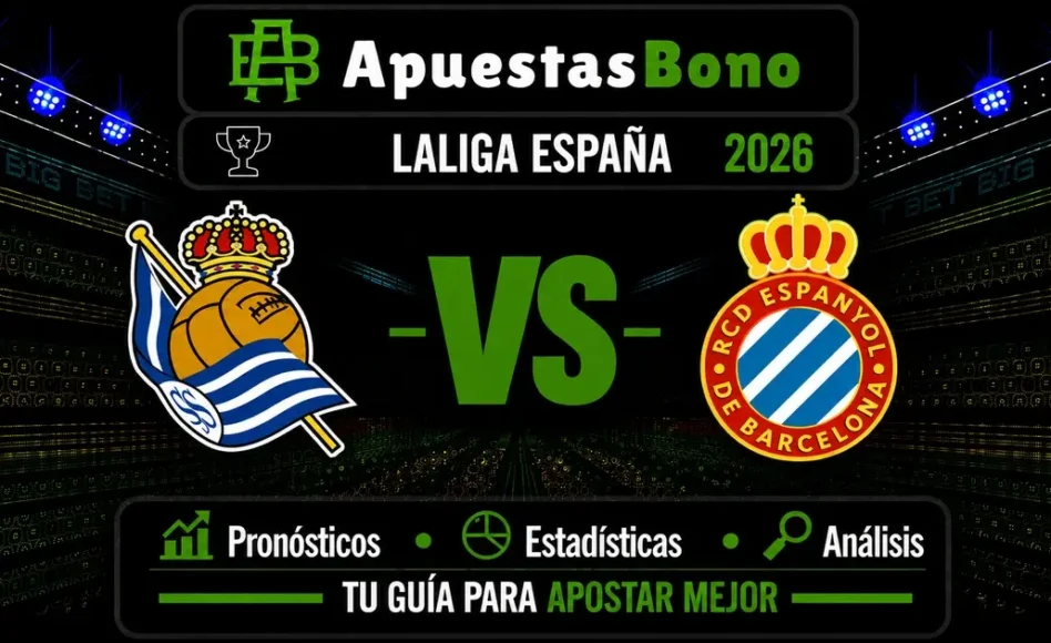 Predicción y análisis de Real Sociedad contra Espanyol -LaLiga- 29 de Agosto de 2026 (19:00 horas)