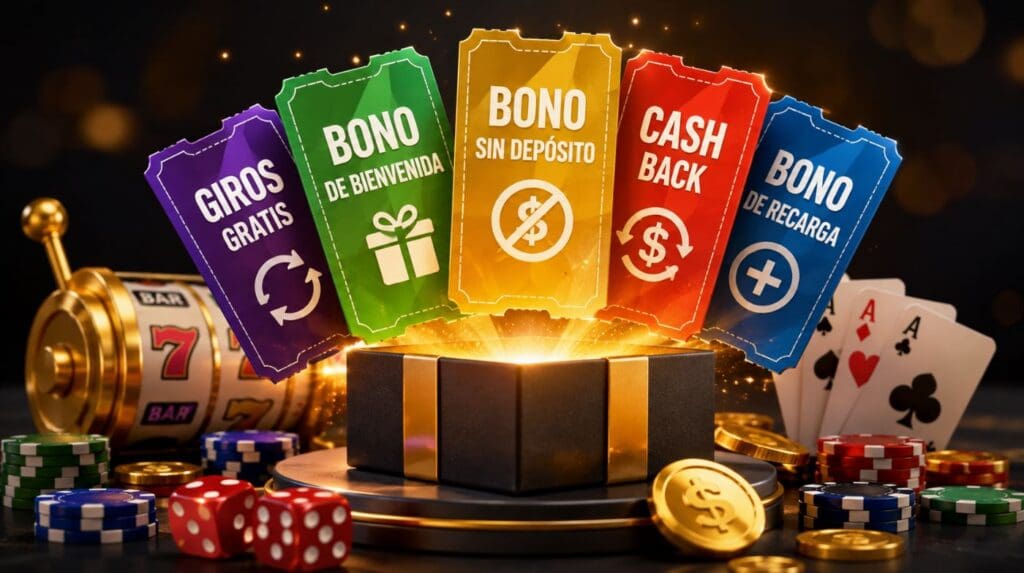Tipos de bonos y promociones disponibles en casinos con código promocional en 2026