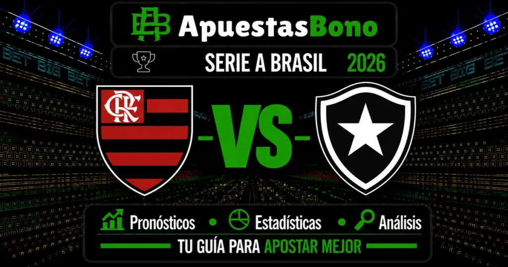 Predicción Flamengo contra Botafogo por la Liga Brasil.