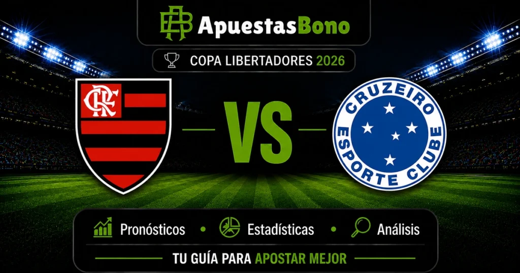 Predicción Flamengo contra Cruzeiro por la Copa Libertadores.