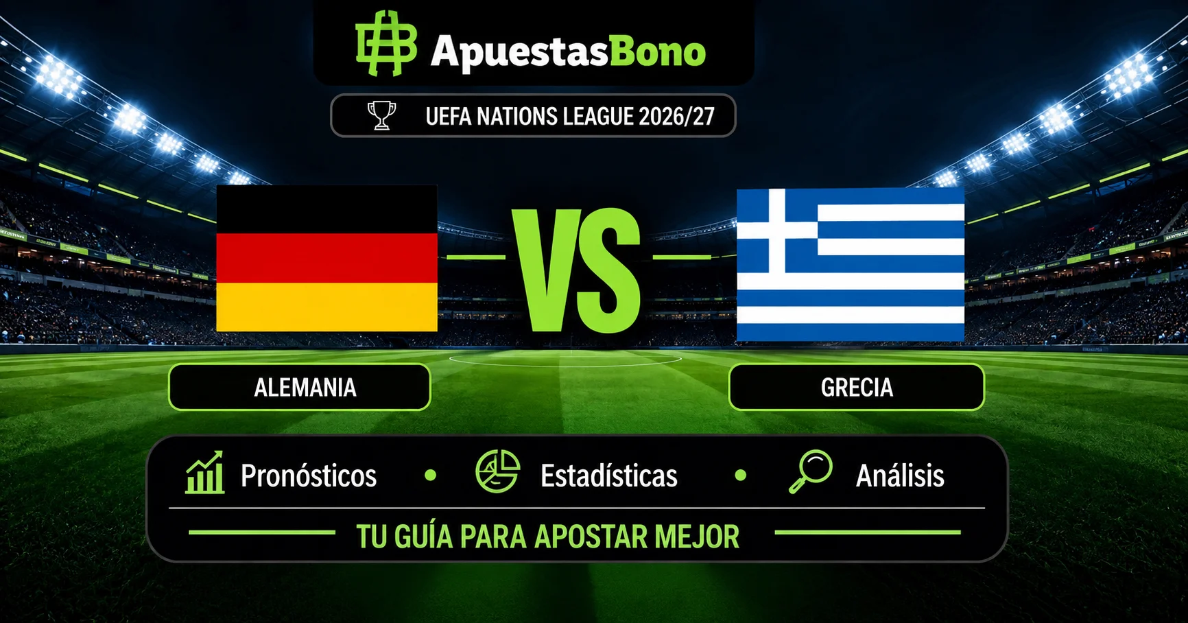 Predicción Alemania contra Grecia por la UEFA Nations League 2026