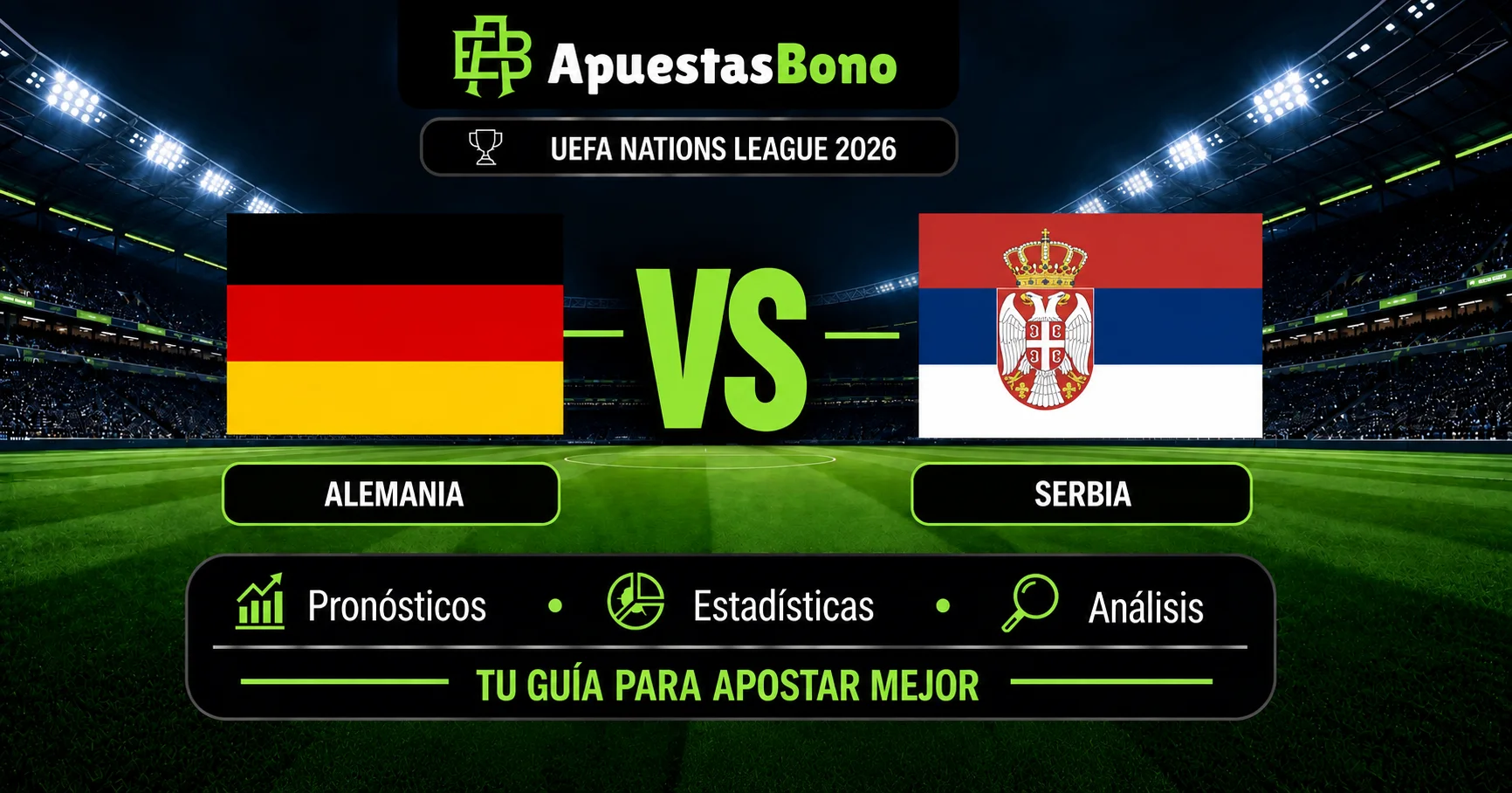 Predicción Alemania contra Serbia por la UEFA Nations League A 2026