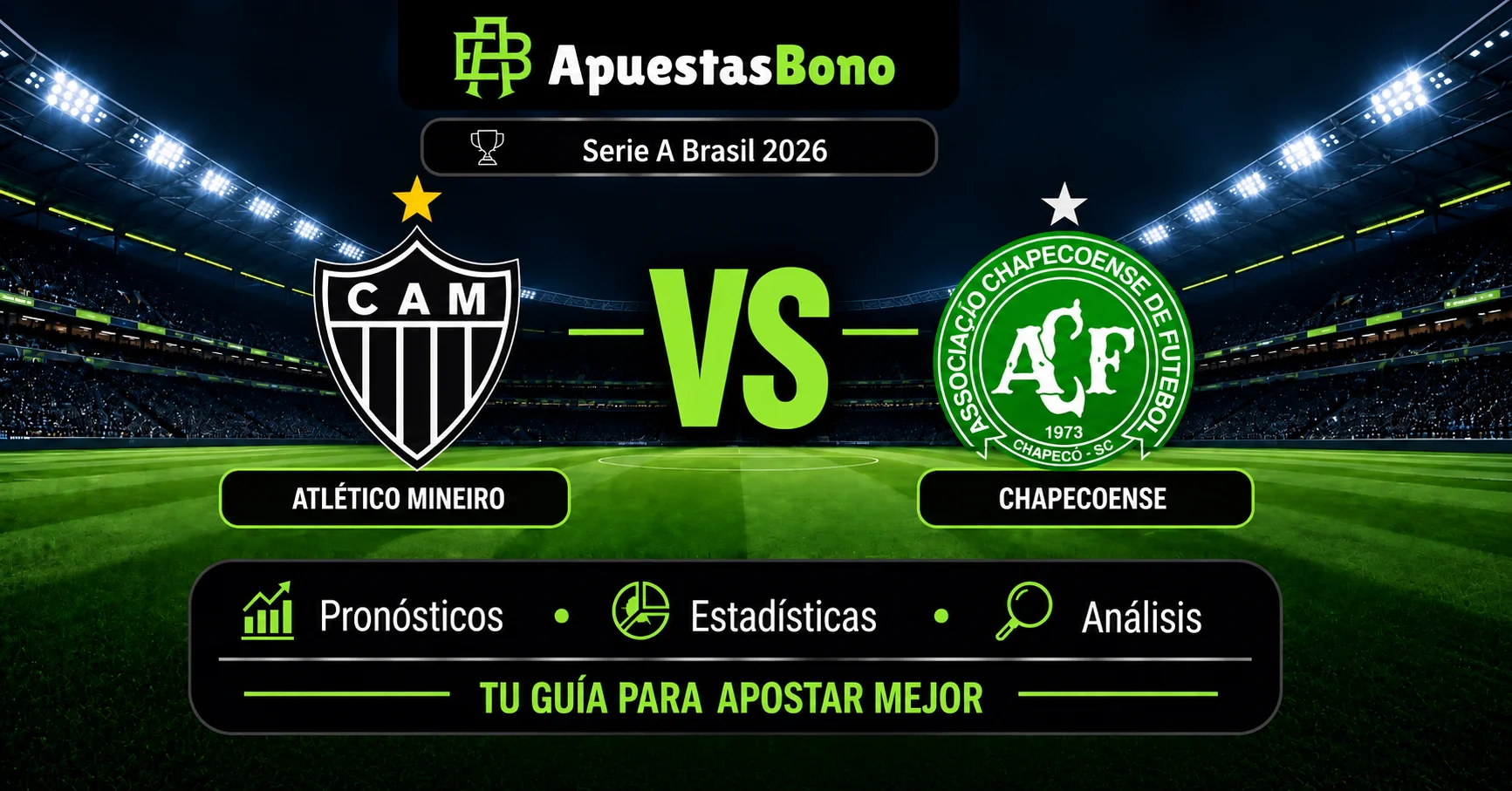 Predicción Atlético Mineiro contra Chapecoense por la Liga Brasil
