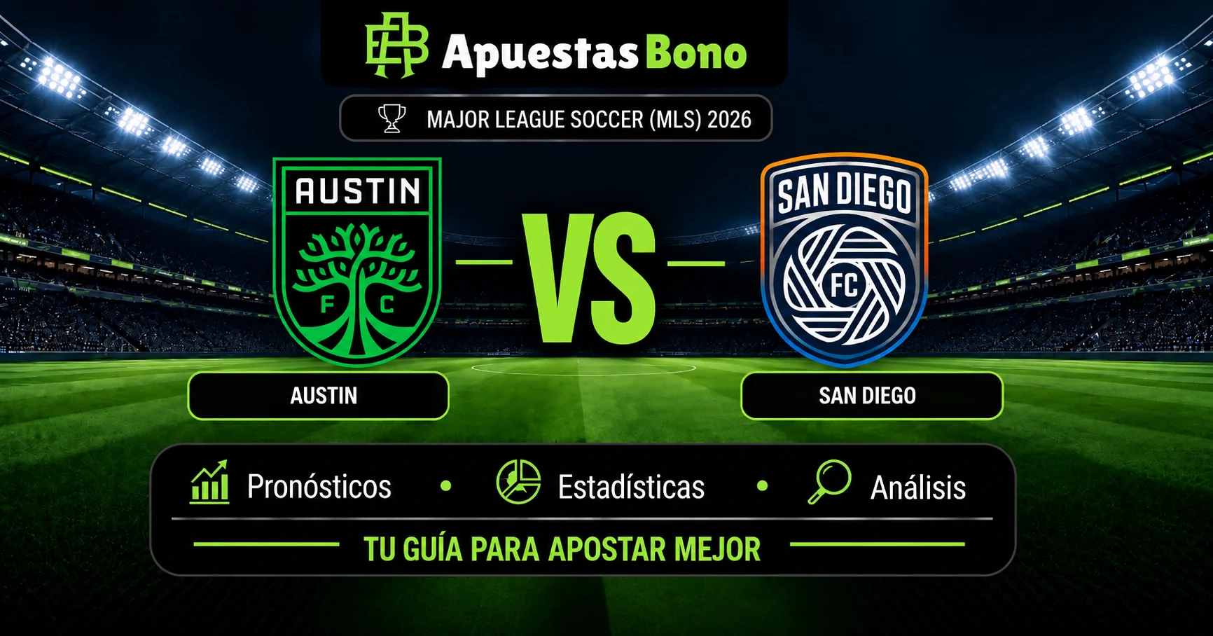 Predicción del partido Austin contra San Diego de la MLS 2026