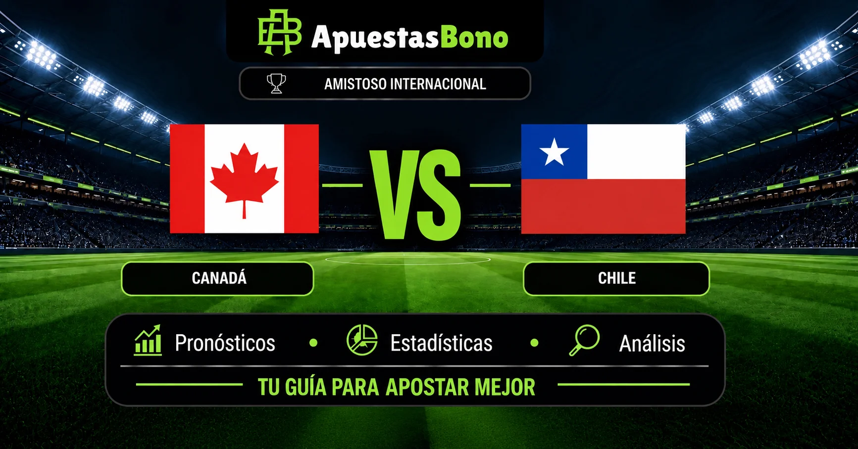 predicción de Canadá contra Chile.