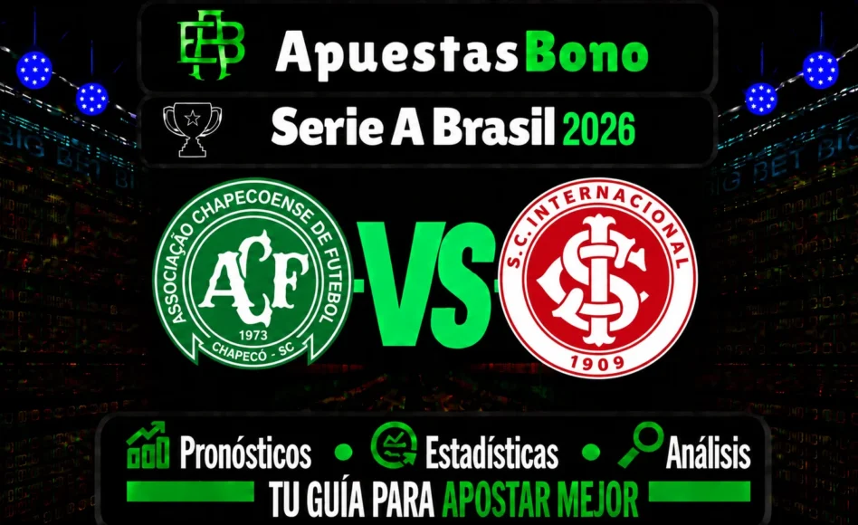 Predicción y análisis de Chapecoense contra Internacional –Liga Brasil 2026– 12 de septiembre (17:00 hora local)