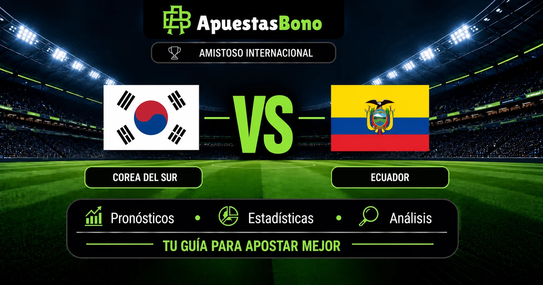 Predicción Corea del Sur contra Ecuador