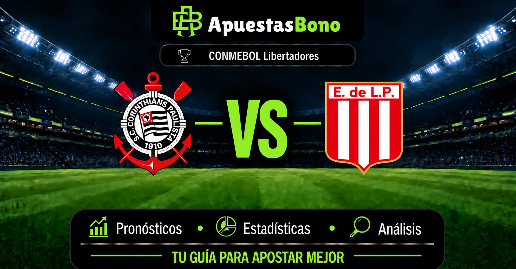 Predicción Corinthians contra Estudiantes de La Plata por la Copa Libertadores 2026
