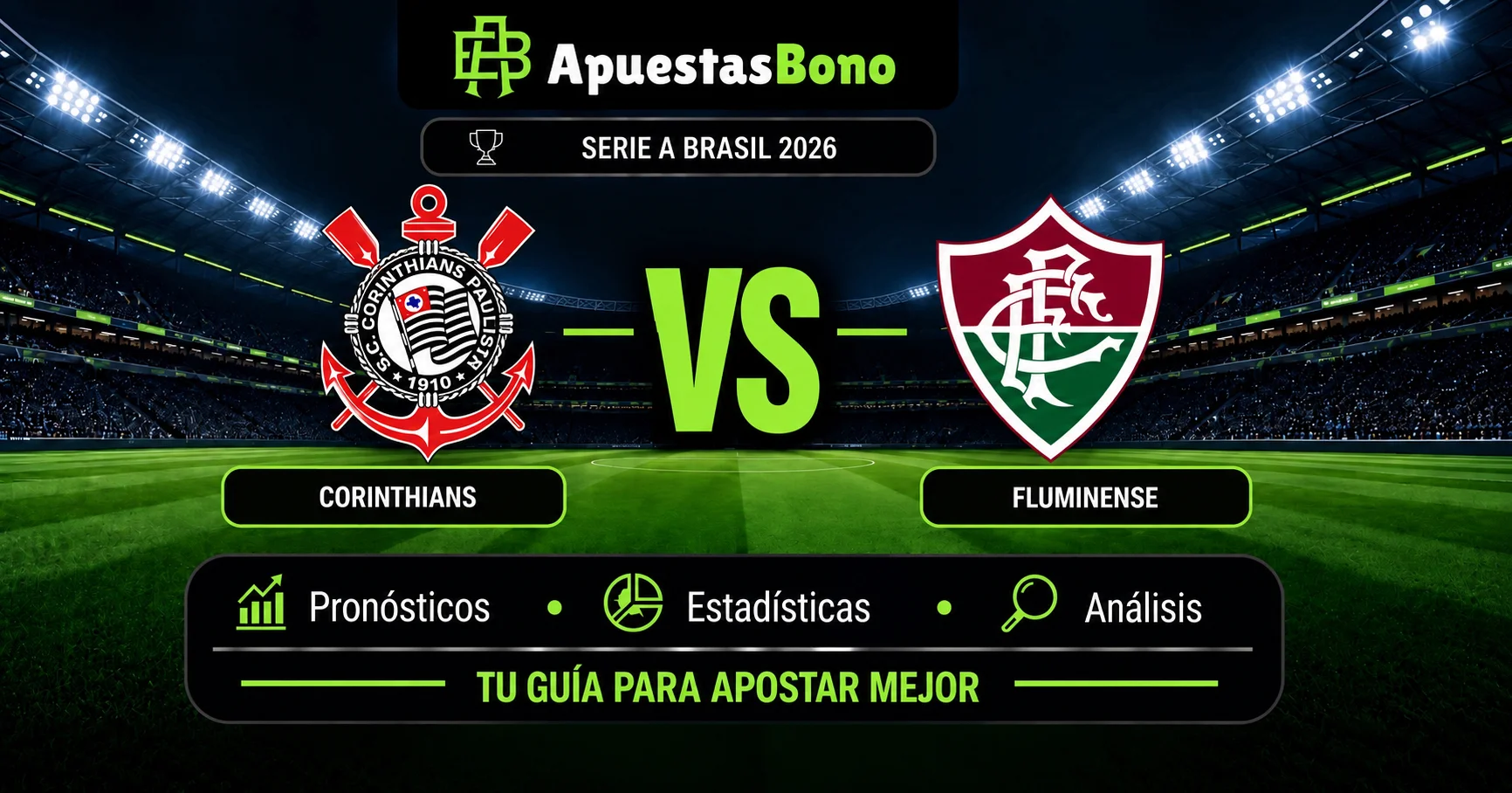 Predicción Corinthians contra Fluminense por la Liga Brasil