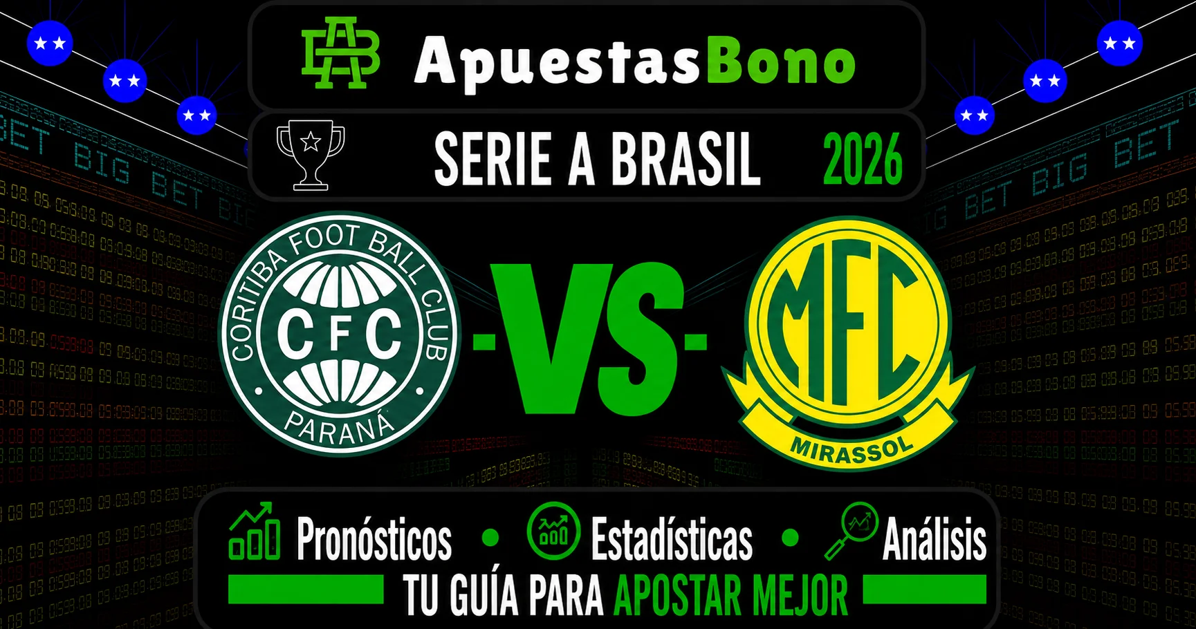 Predicción Coritiba contra Mirassol por la Liga Brasil