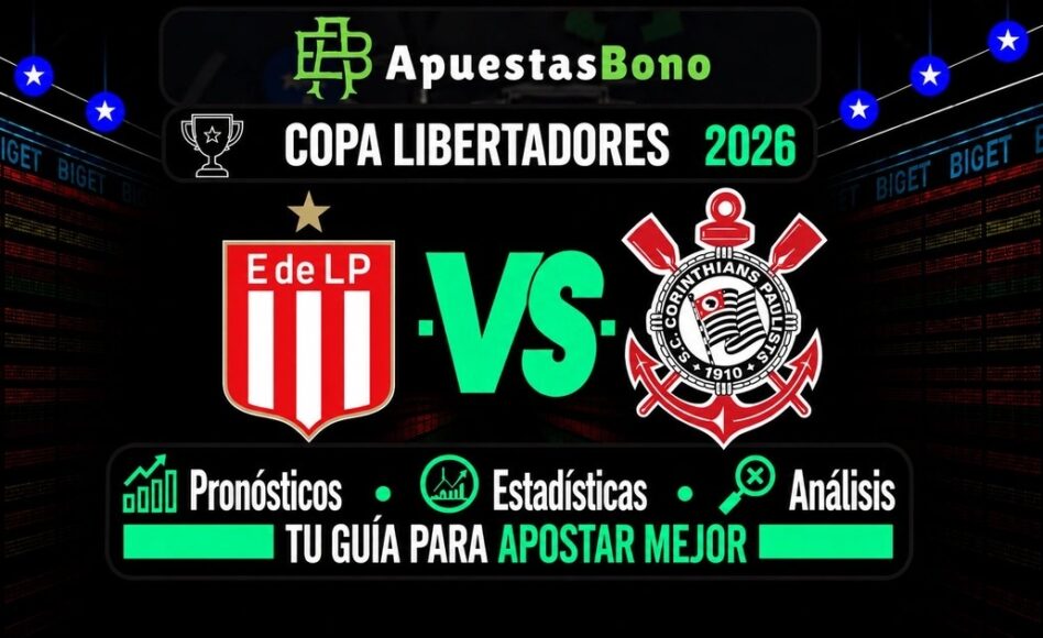 Predicción y análisis de Estudiantes de La Plata contra Corinthians –Copa Libertadores 2026– 9 de septiembre (21:30 horas)