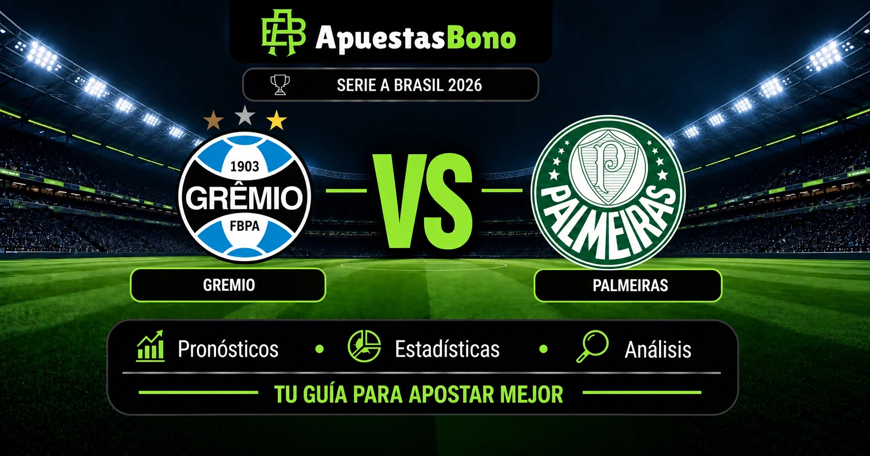 Predicción Grêmio contra Palmeiras por la Liga Brasil