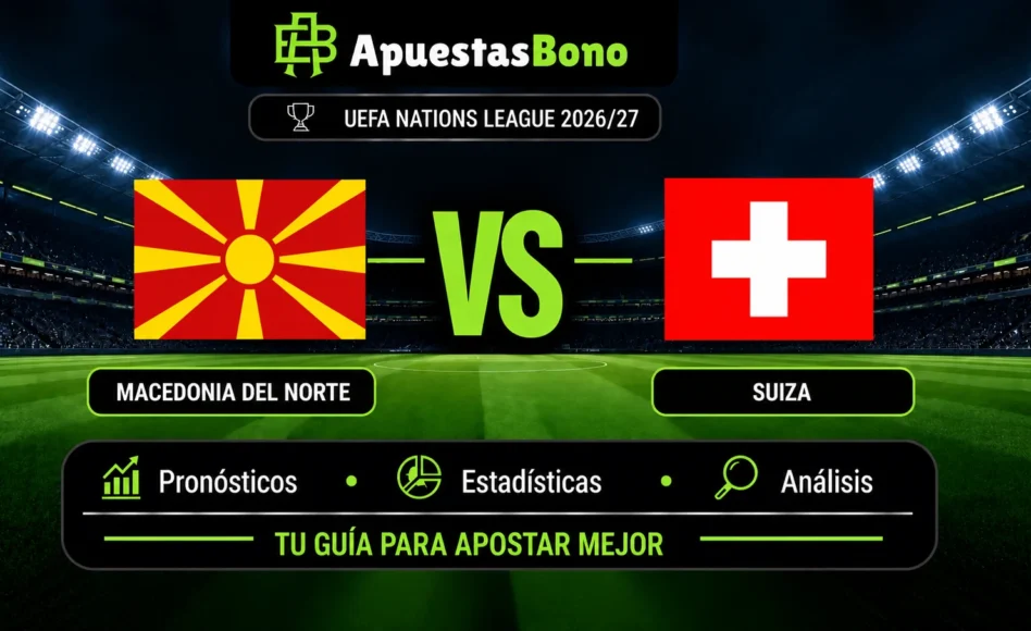 Predicción y análisis de Macedonia del Norte contra Suiza –UEFA Nations League 2026– 26 de Septiembre (20:45 CET)