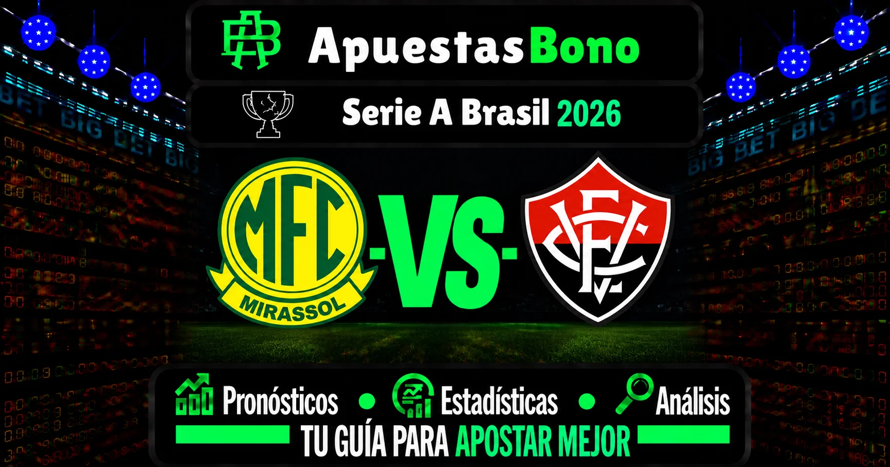 Predicción Mirassol contra Vitória por la Liga Brasil.