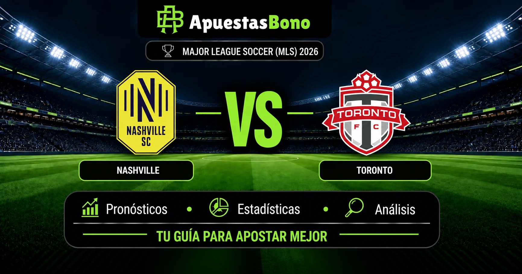 Predicción del partido Nashville contra Toronto de la MLS 2026