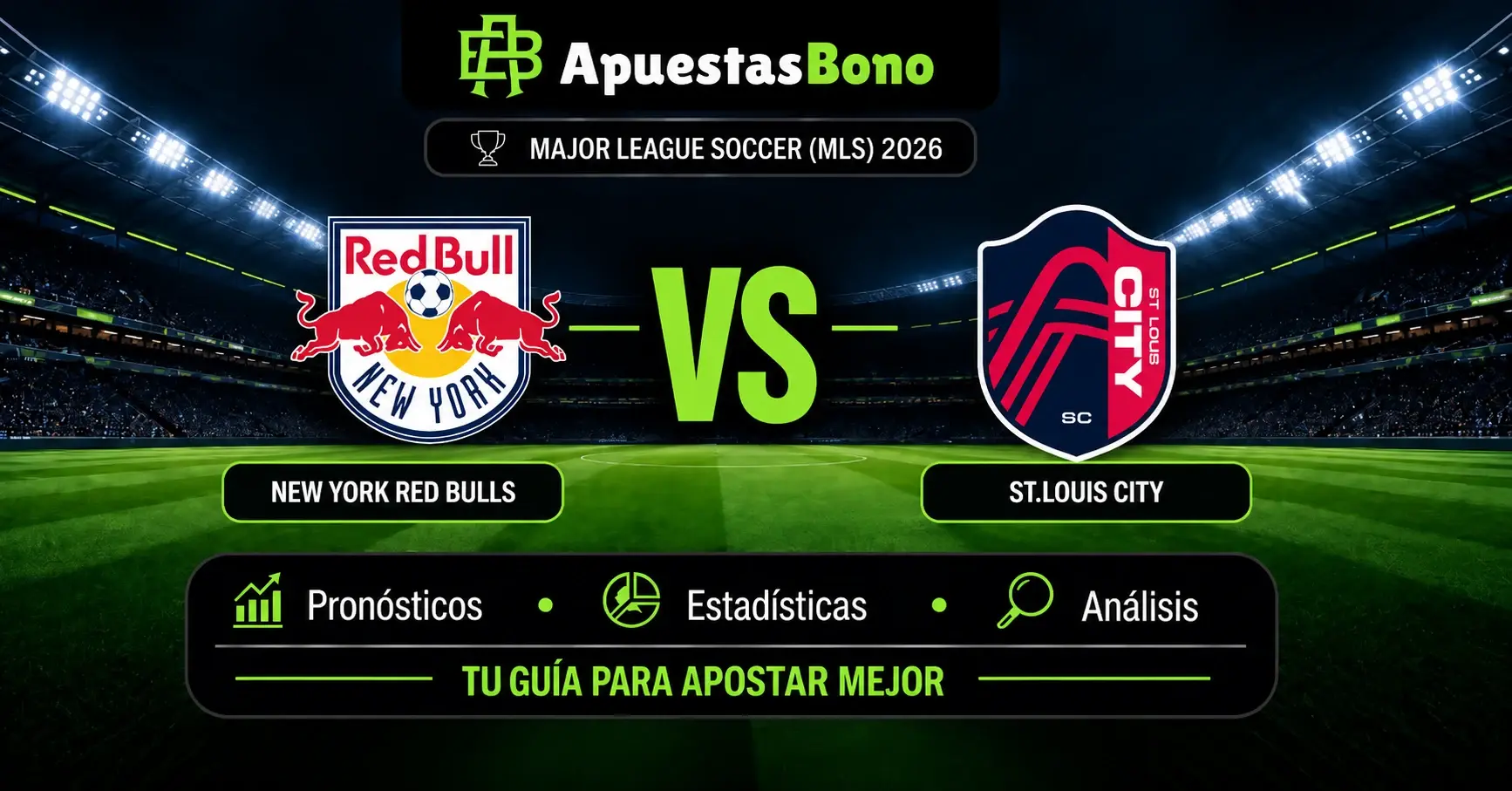 Predicción del partido New York Red Bulls contra St.Louis City de la MLS 2026