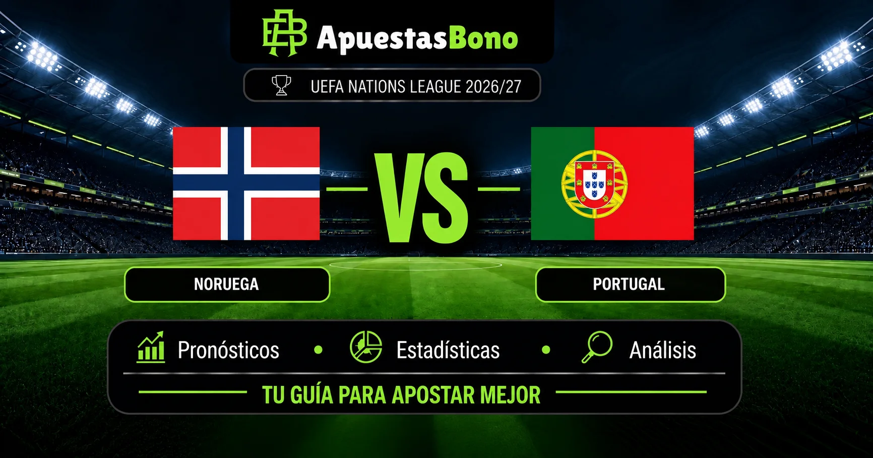 Predicción Noruega contra Portugal por la Nations League 2026