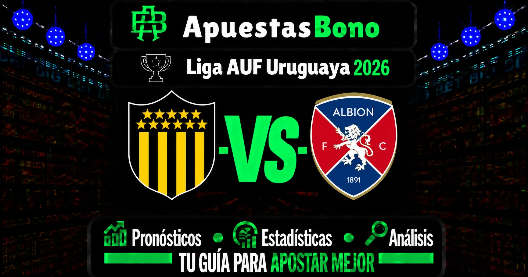 Predicción Peñarol contra Albion por la Liga Uruguaya