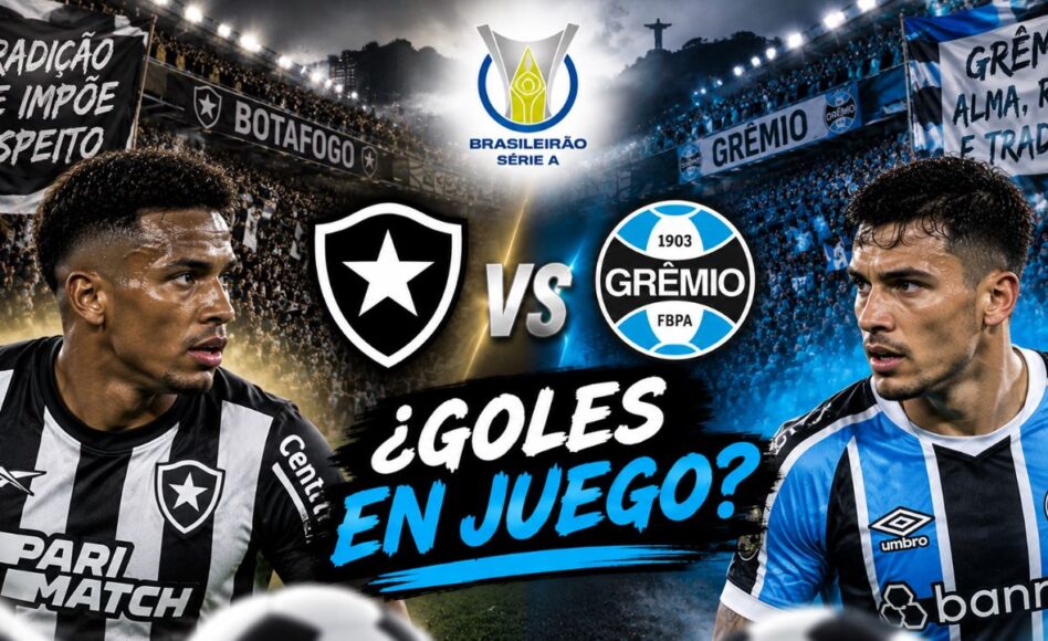 Pronóstico Botafogo vs Grêmio – Ambos anotan: SI @1,70