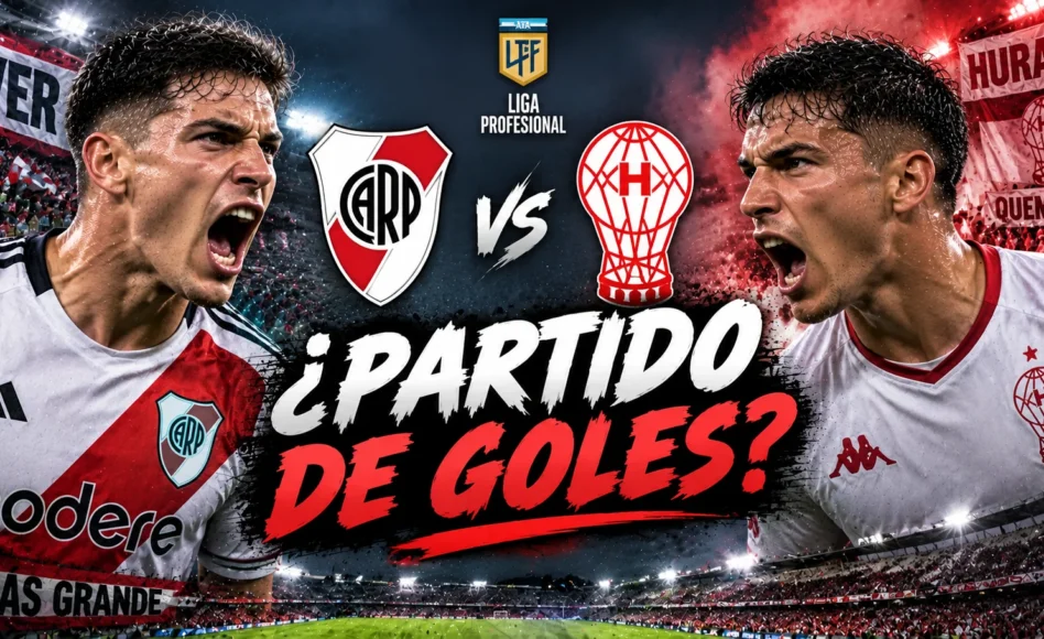 Pronóstico River vs Huracán — Over 2,00 goals @1.854
