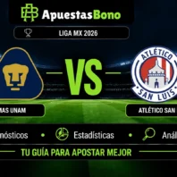 Pumas UNAM contra Atlético San Luis – Liga MX Apertura 2026