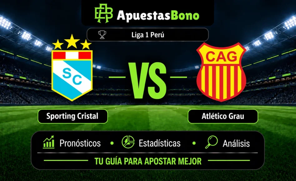 Predicción y análisis de Sporting Cristal contra Atlético Grau -Liga 1 Perú- 19 de Septiembre (15:30 horas)
