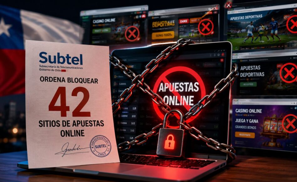 Subtel ordena bloquear 42 sitios de apuestas online en Chile: qué pasó y qué viene ahora
