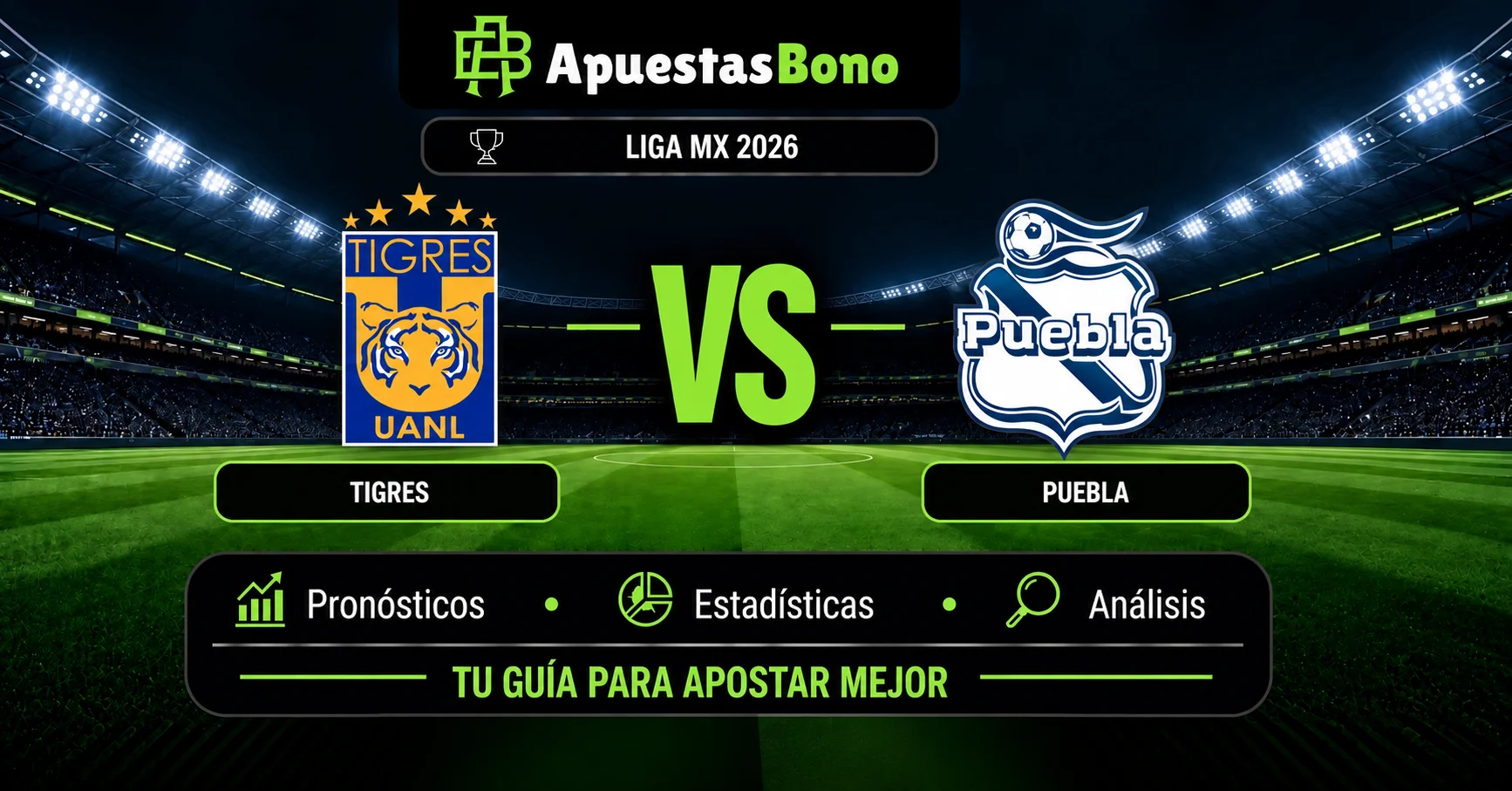 Predicción Tigres contra Puebla por la jornada 10 del Apertura 2026 de la Liga MX