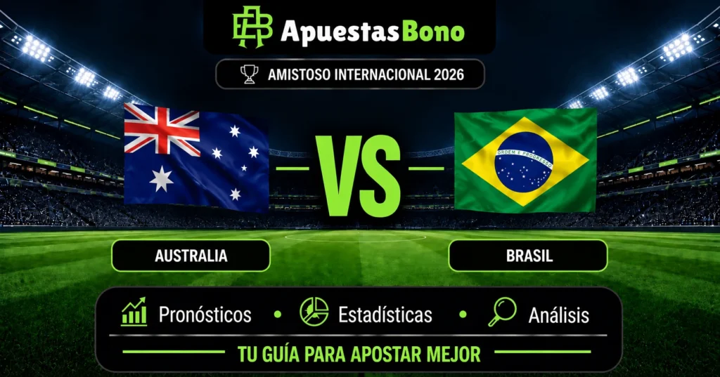 Predicción y análisis de Australia contra Brasil –Amistoso Internacional– 29 de Septiembre