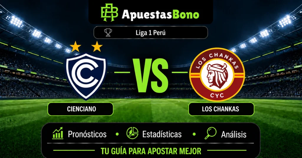 Cienciano contra Los Chankas - Liga 1 Perú - 30 de septiembre de 2026