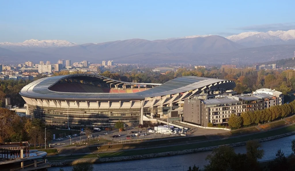 Toše Proeski Arena de Skopie, estadio de Macedonia del Norte