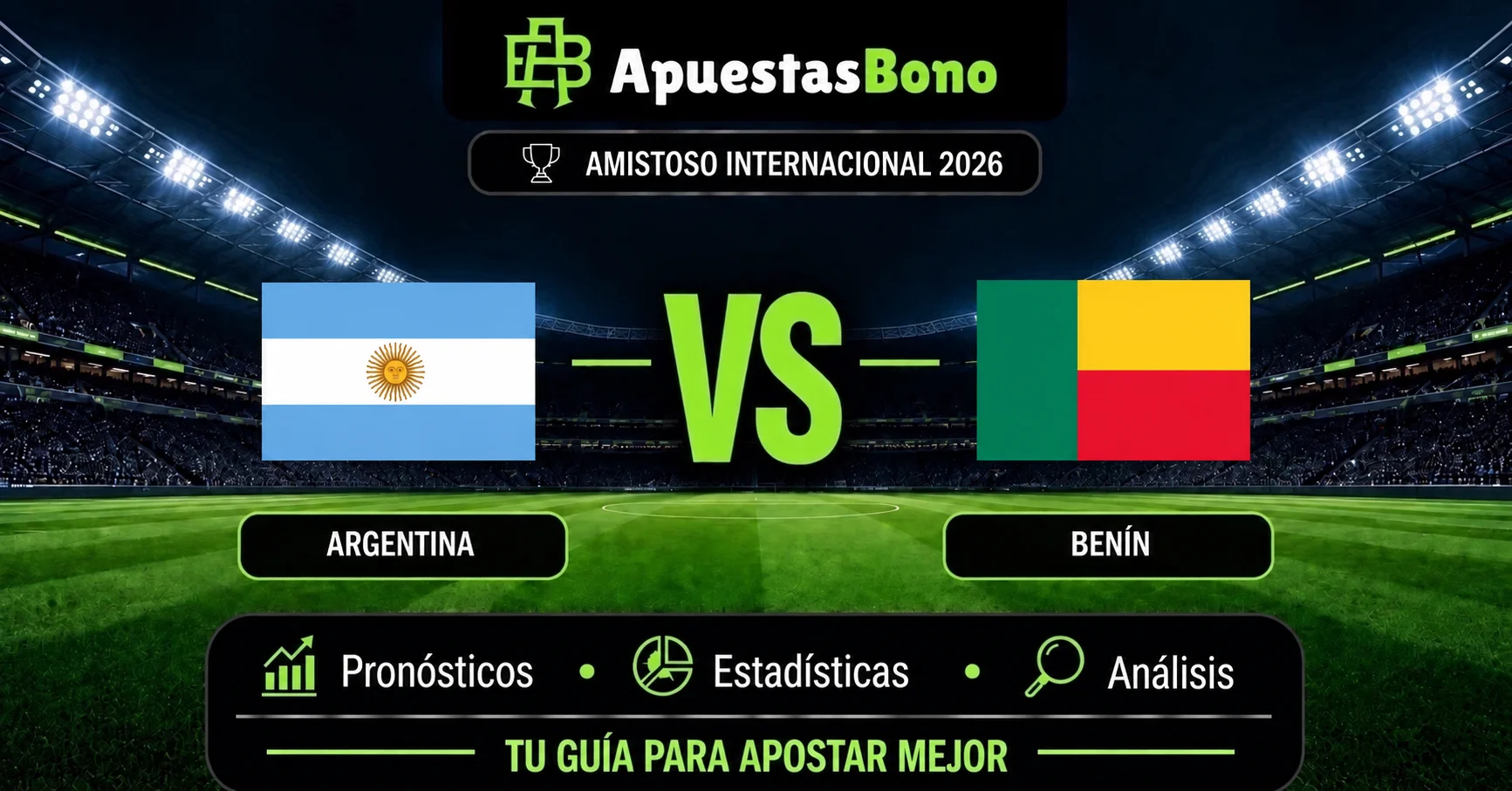 Predicción Argentina contra Benin Amistoso Internacional