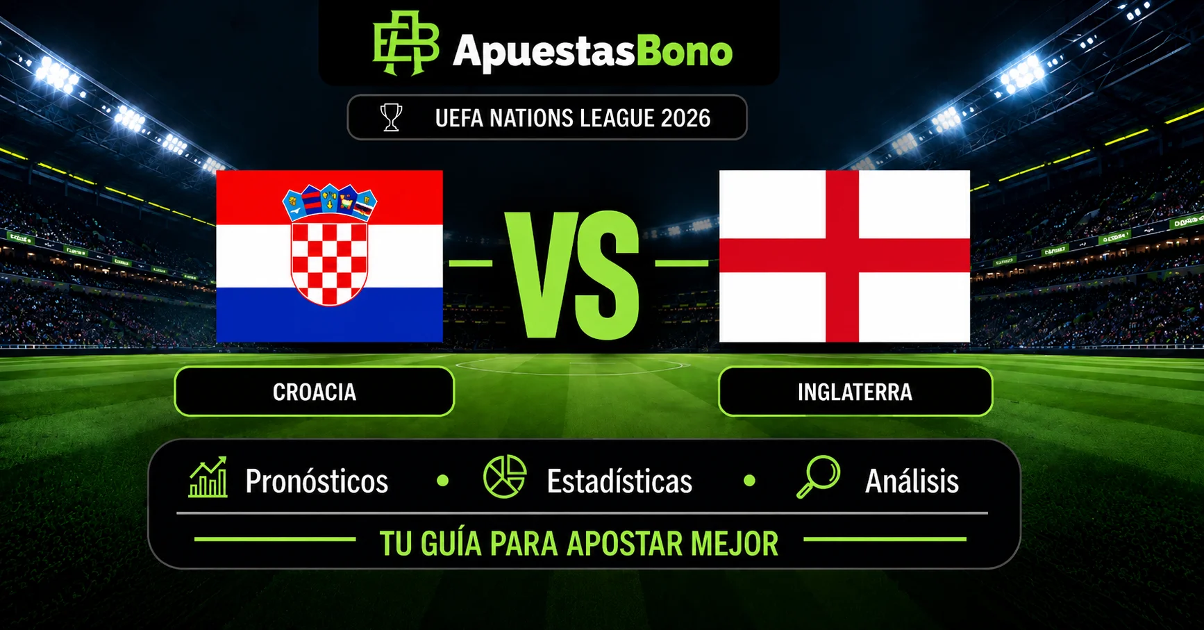 Predicción Croacia contra Inglaterra por la UEFA Nations League A 2026