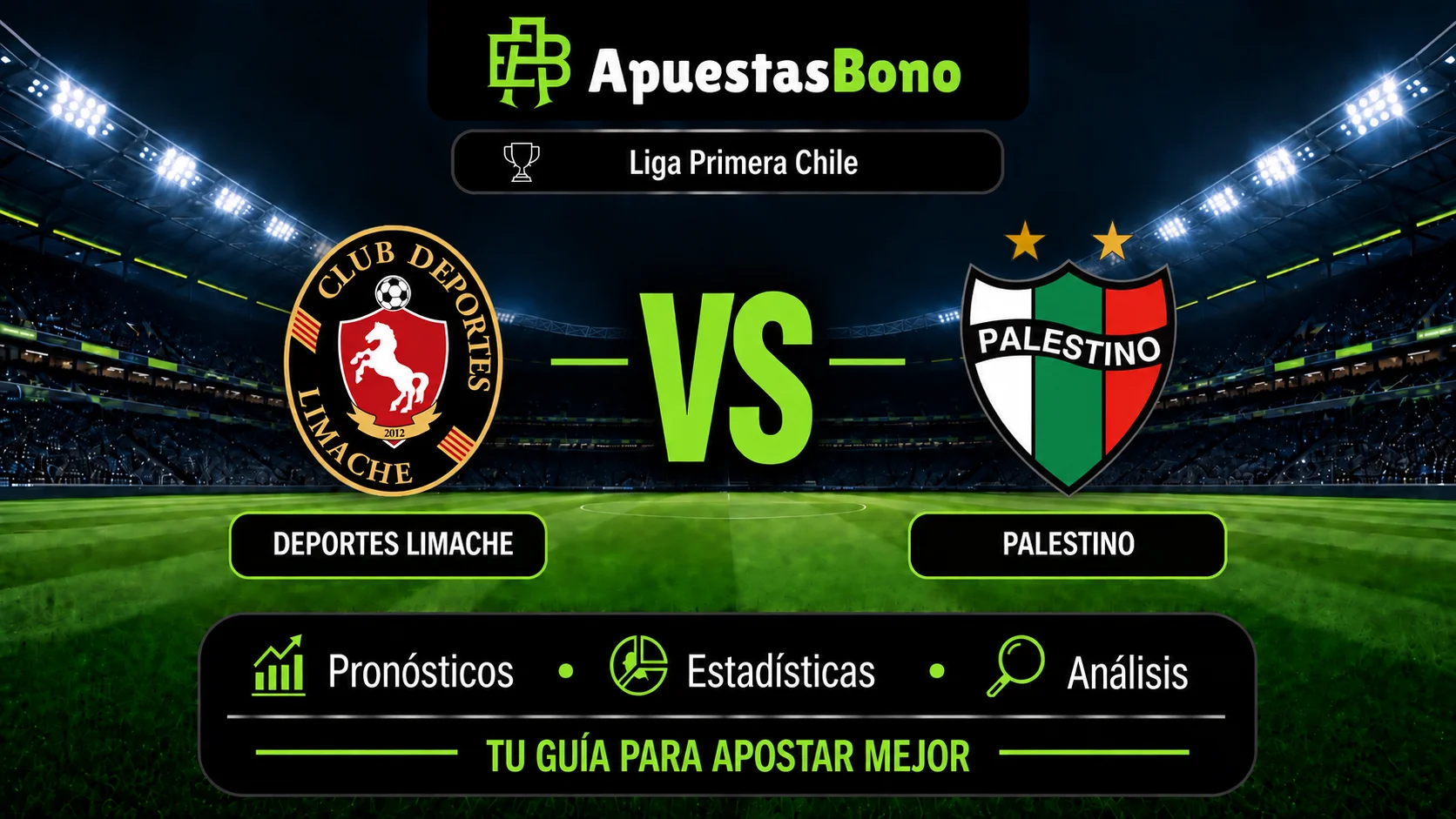 Predicción Deportes Limache contra Palestino por la Liga de Primera 2026.